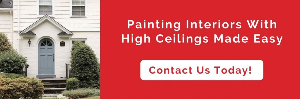 how to paint high vaulted ceilings